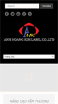 Mobile Screenshot of anhhoangkim.com